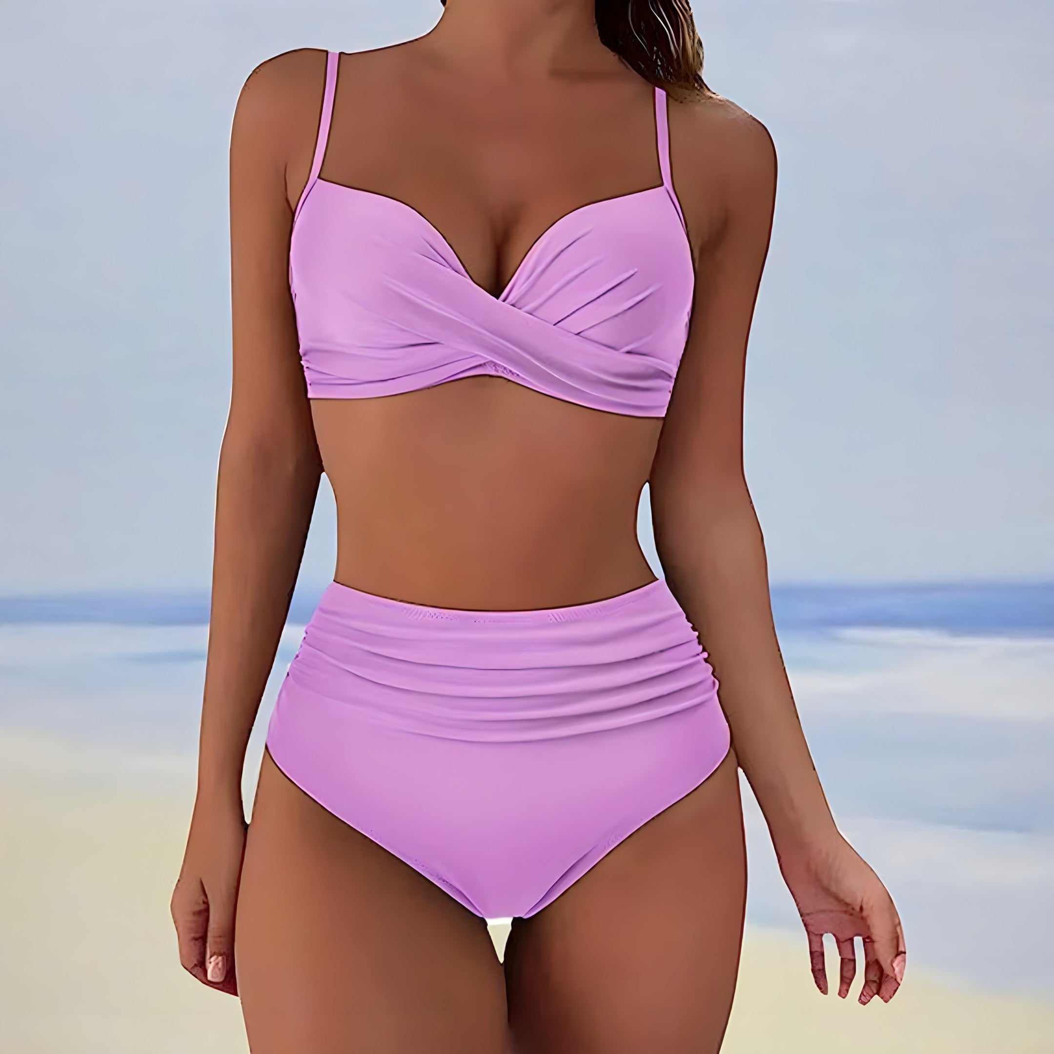 AVE - HIGH WAIST BIKINI - Delapine