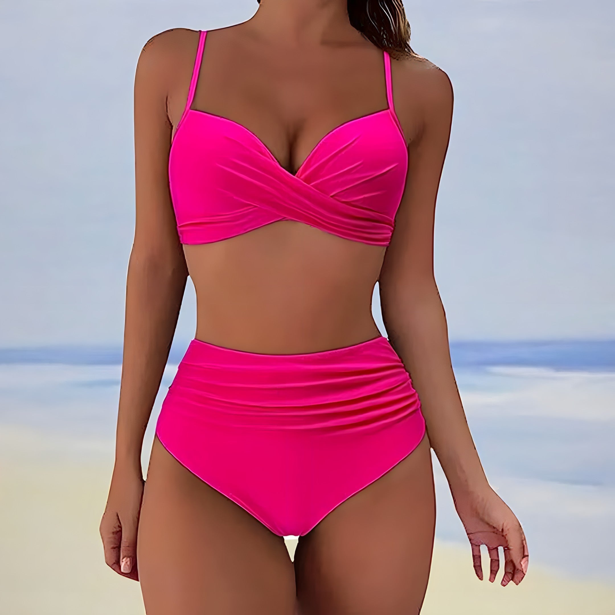 AVE - HIGH WAIST BIKINI - Delapine