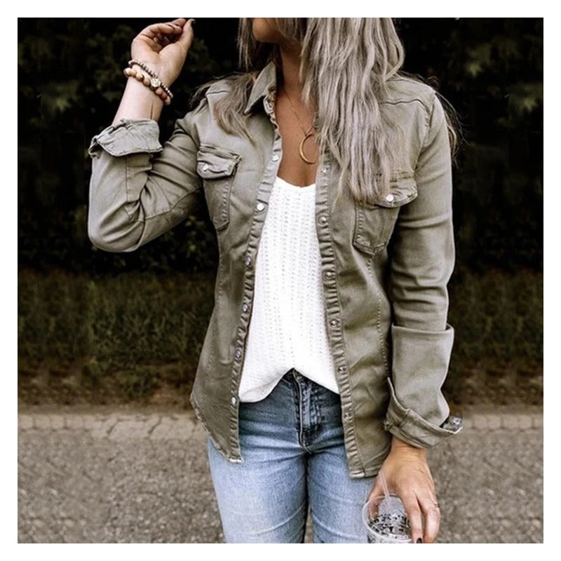 Sophia Denim Jacket [2024 TREND] - Delapine