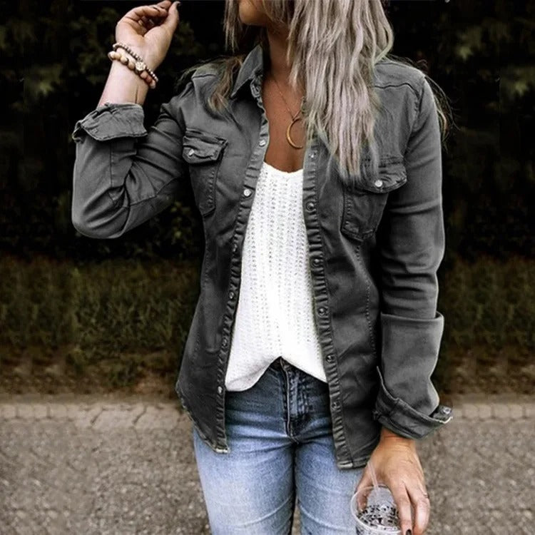 Sophia Denim Jacket [2024 TREND] - Delapine